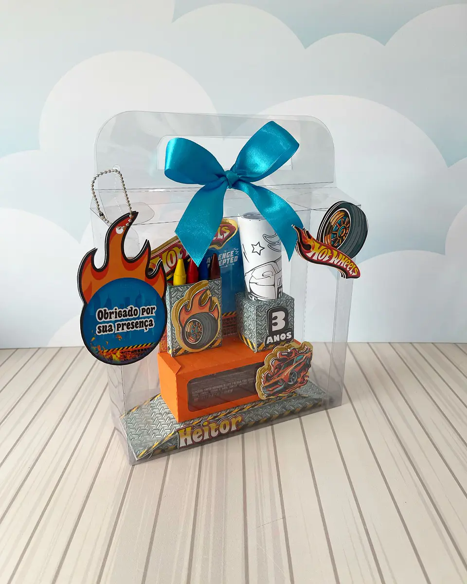Arquivo de Corte Kit Festa Hot Wheels 2