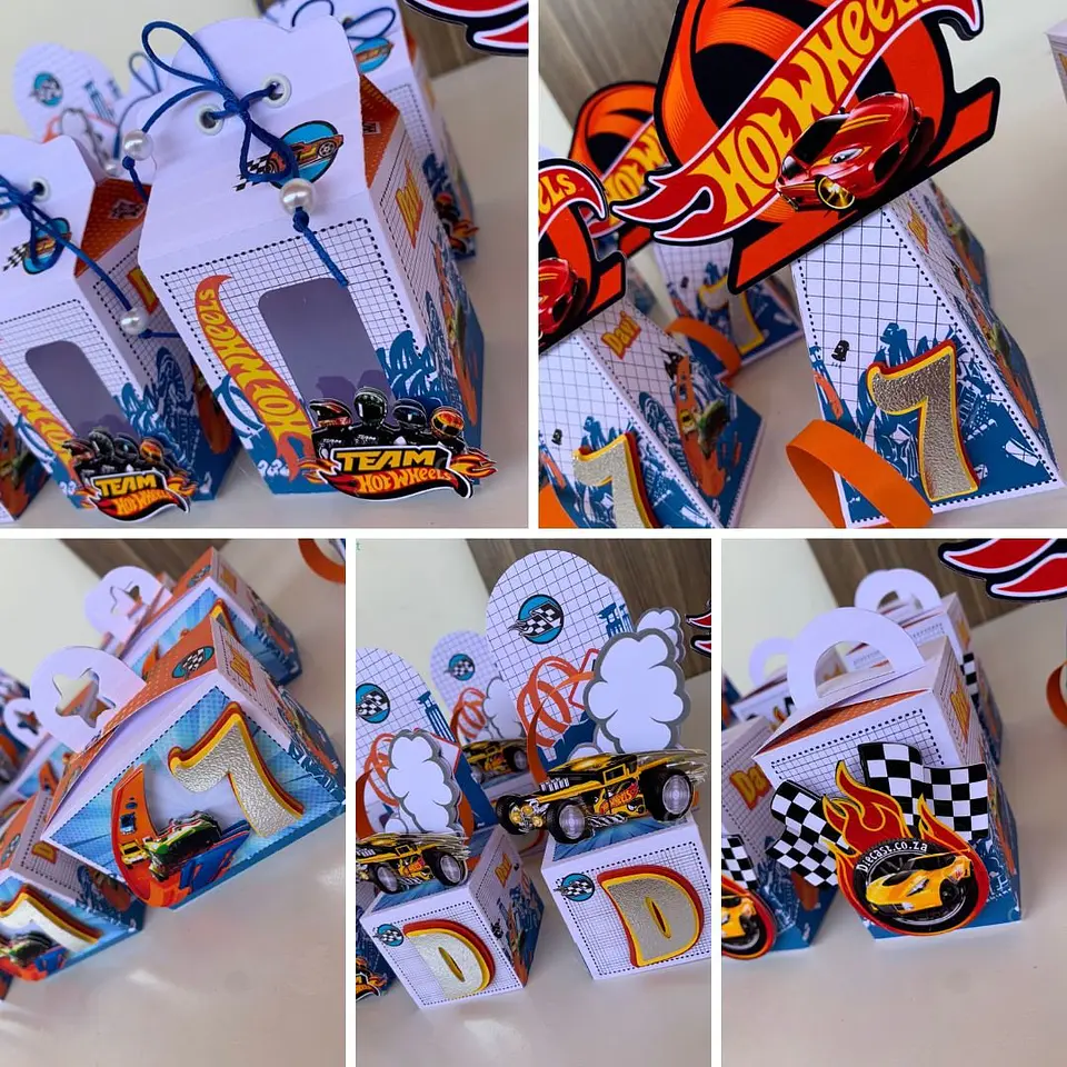 Arquivo de Corte Kit Festa Hot Wheels 1