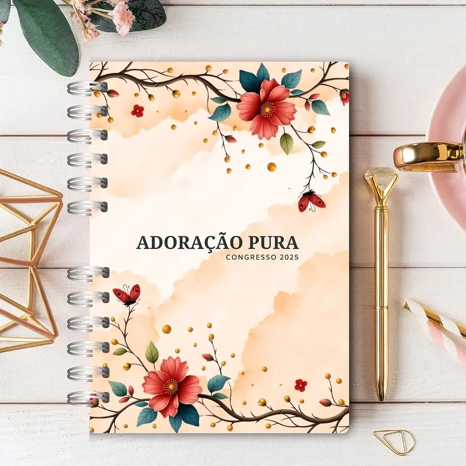 Arquivo Digital Combo de Capas Congresso 2025 Floral 3