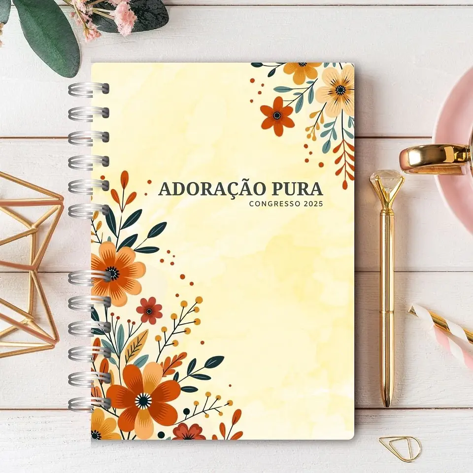 Arquivo Digital Combo de Capas Congresso 2025 Floral 4