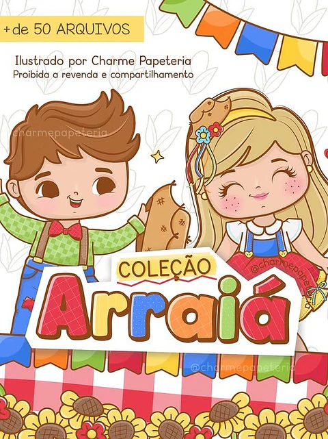 Arquivo Digital Kit Digital Coleção Arraiá
