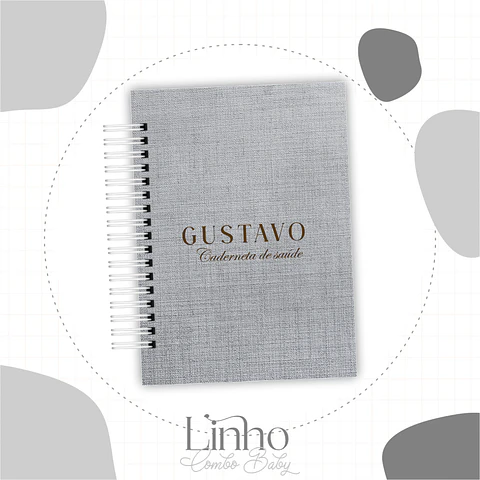 Arquivo Digital Maternidade Linho Cinza Combo Baby