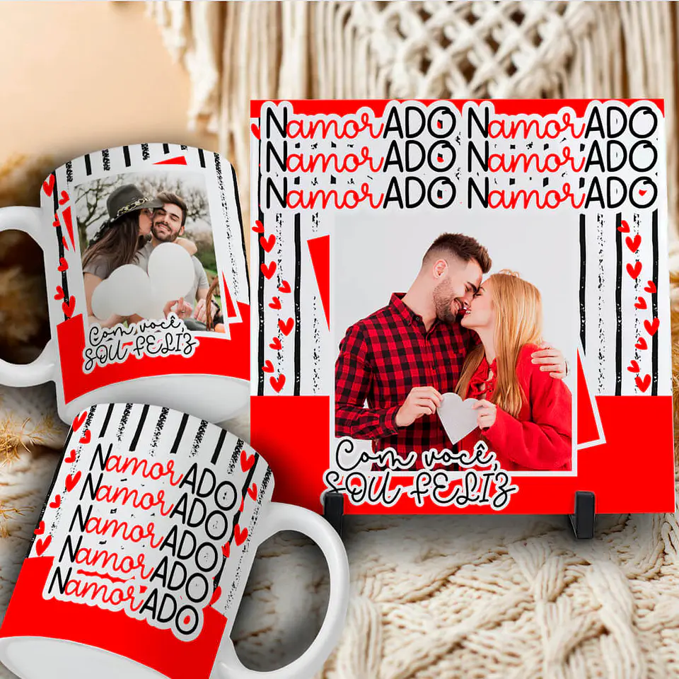 Arquivo Digital Sublimação Namorados Canecas e Azulejos 7