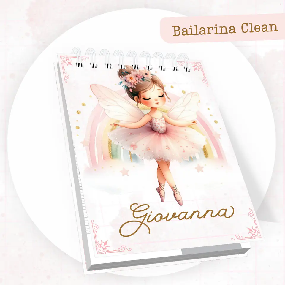 Arquivo Digital Kit Maternidade Bailarina Clean 4