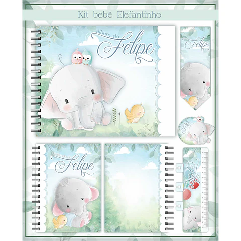 Arquivo Digital Kit Baby Elefantinho