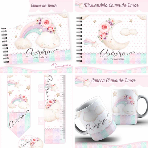 Arquivo Digital Kit Baby Chuva de Amor