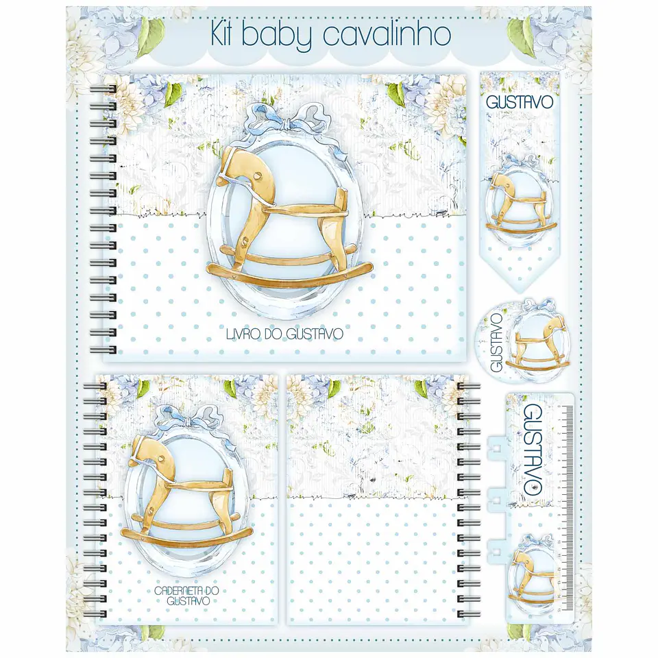 Arquivo Digital Kit Baby Cavalinhos 1