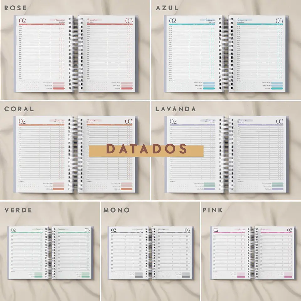 Arquivo Digital Combo Coleção Vagalume Agendamentos 2025 Datado, Permanente Datado e Permanente Não Datado 4