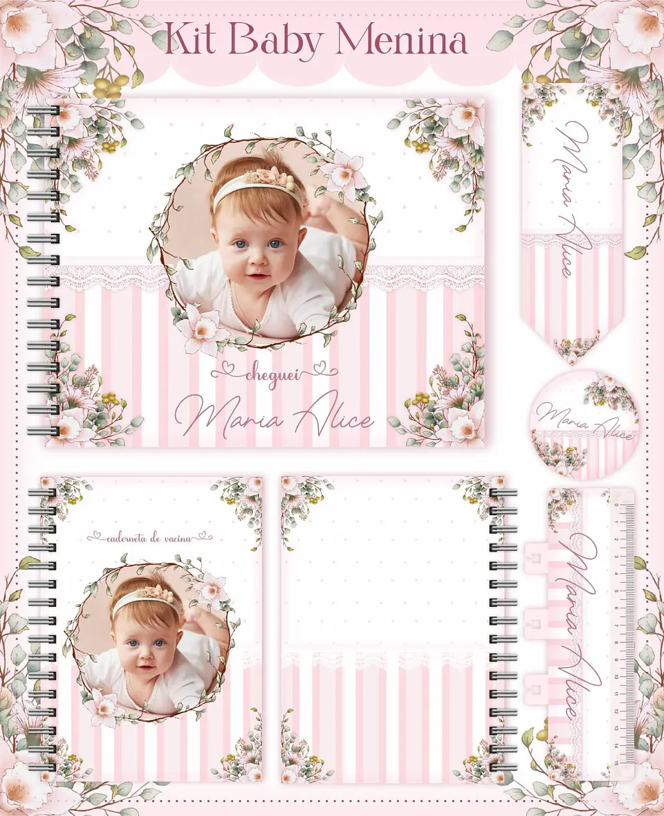 Arquivo Digital Kit Baby Menina 2 1
