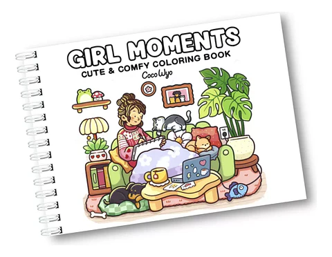 Arquivo Digital Livro de Colorir Momentos de Menina