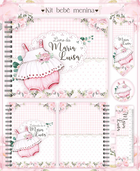 Arquivo Digital Kit Baby Menina