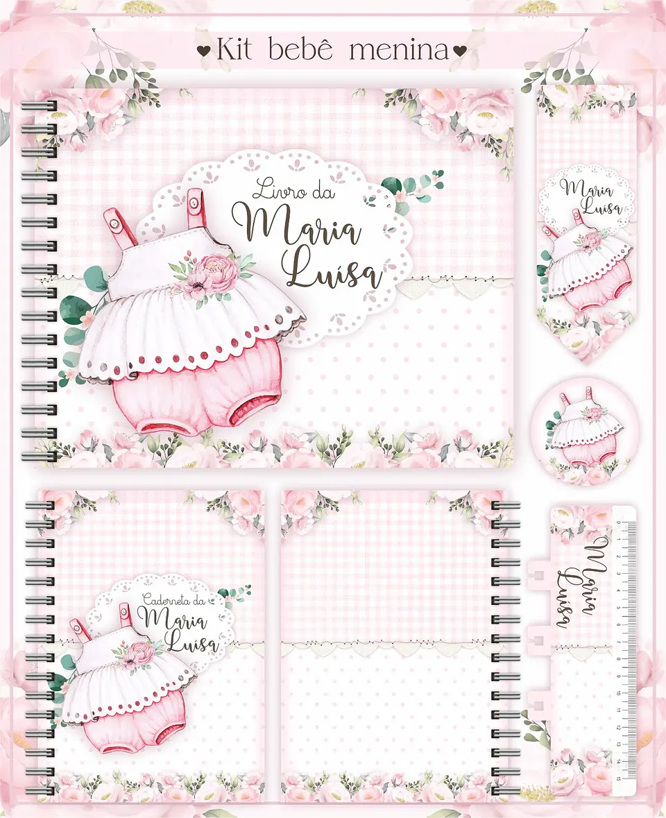 Arquivo Digital Kit Baby Menina 1