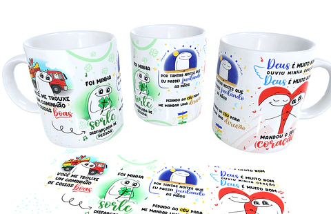 Arquivo Digital Sublimação Caneca Um Caminhão de Coisas Boas