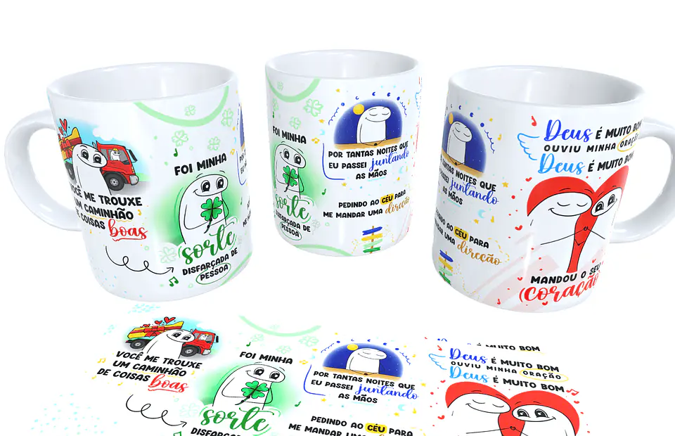 Arquivo Digital Sublimação Caneca Um Caminhão de Coisas Boas 1