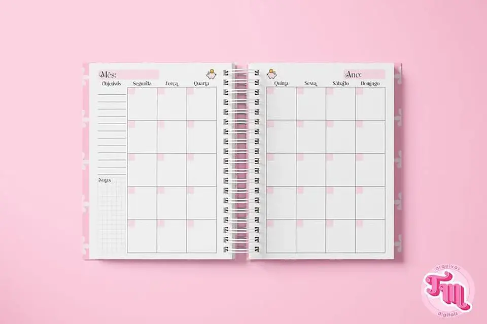 Arquivo Digital Planner Financeiro Permanente 2