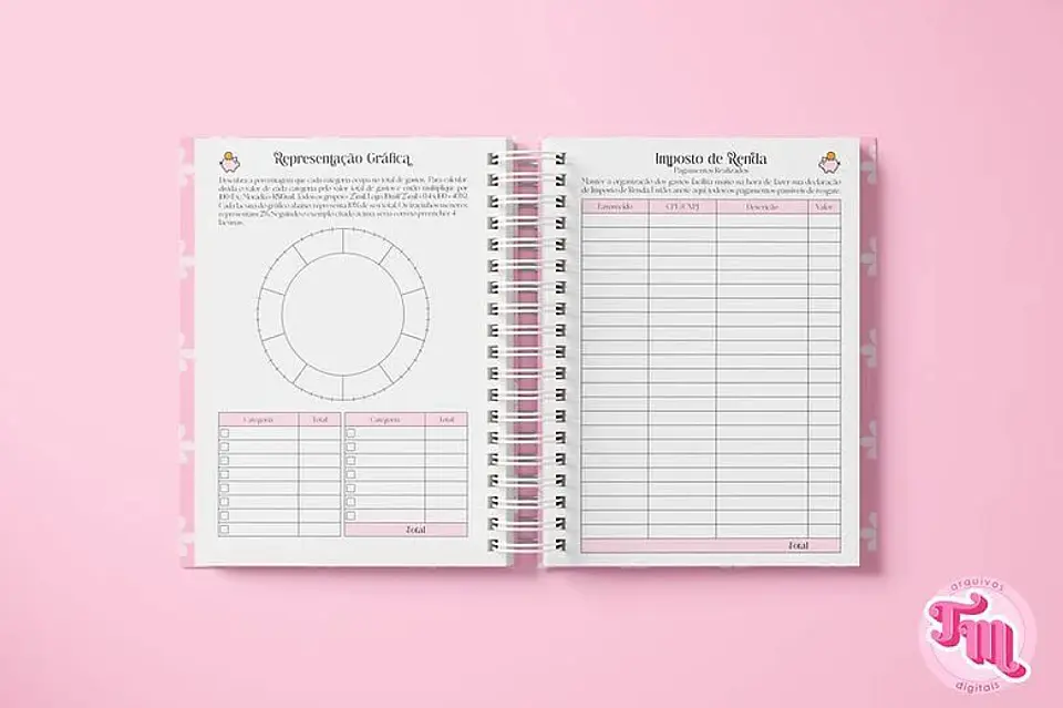 Arquivo Digital Planner Financeiro Permanente 7