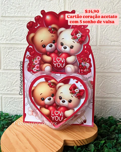 Arquivo de Corte Dia dos Namorados Cards para Coração Acetato Stitch