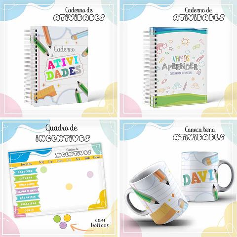 Arquivo Digital Kit Atividades Infantil