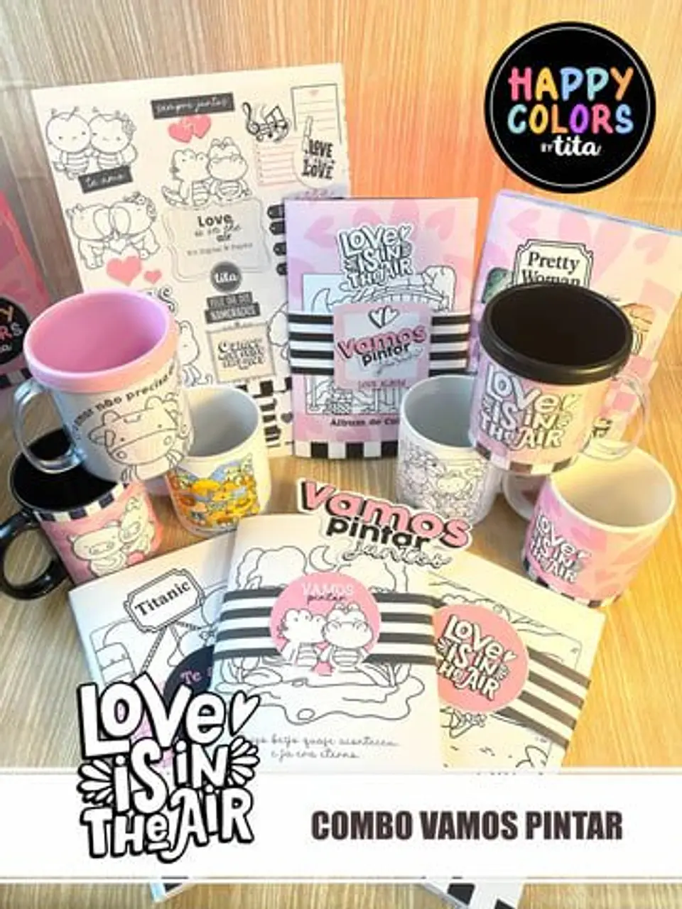 Arquivo Digital Livro de Colorir Combo Vamos Pintar 1