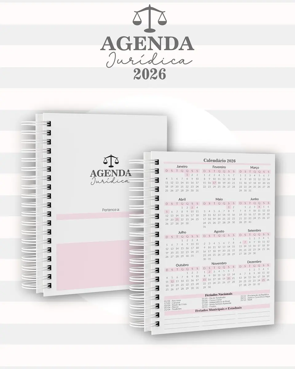 Arquivo Digital Encadernação Agenda Juridica 2026 6