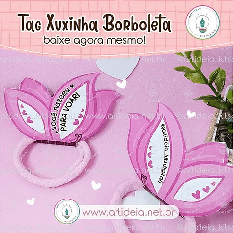 Arquivo de corte Tag Xuxinha