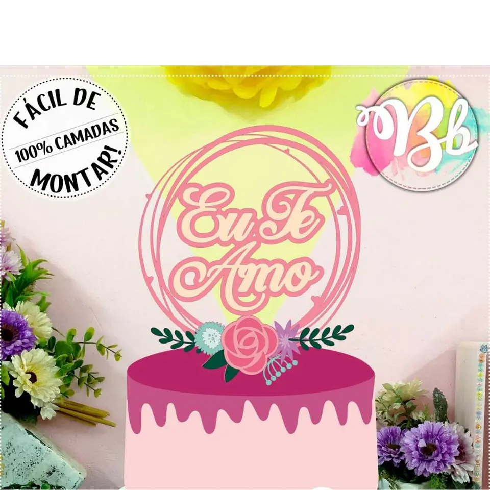 Arquivo de Corte Topo Floral Dia dos Namorados 1