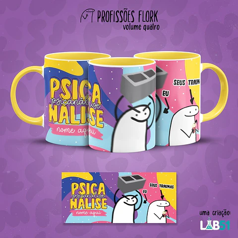 Arquivo Sublimação Pack Profissões Flork