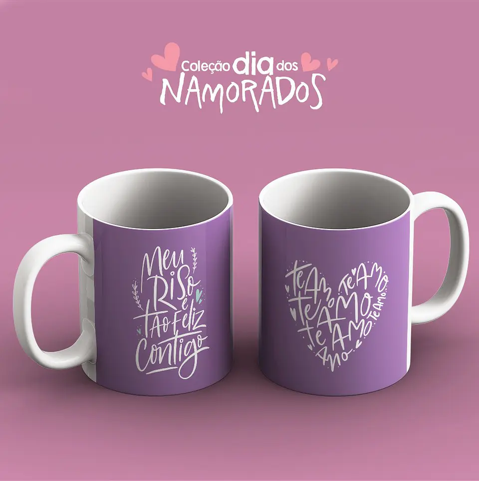 Arquivo Sublimação Pack Dia dos Namorados 4