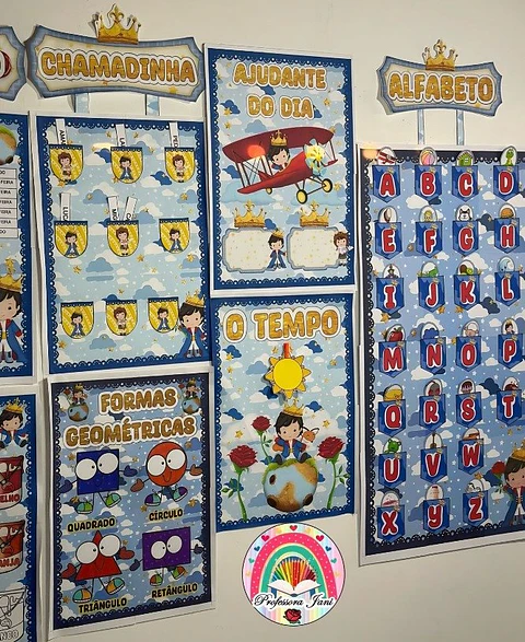Arquivo de Corte Kit Decoração Sala de Aula Pequeno Principe