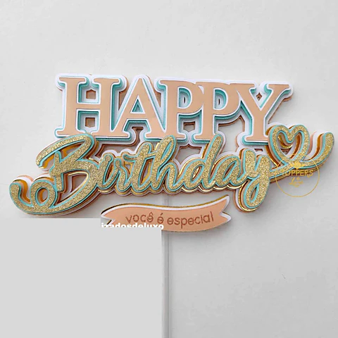 Arquivo Topo de Bolo Happy