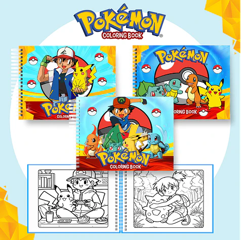 Arquivo Digital Livro de Colorir Pokemon