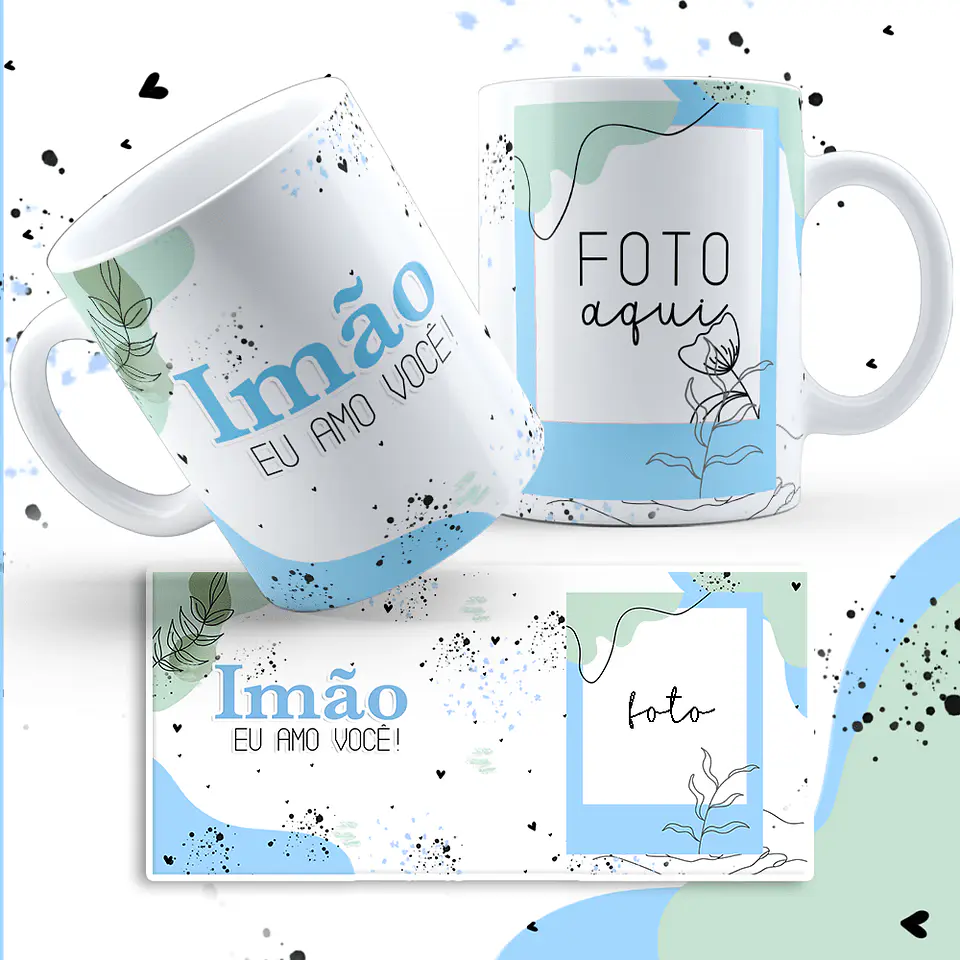 Arquivo Digital Sublimação Canecas Familia e Dindos 6