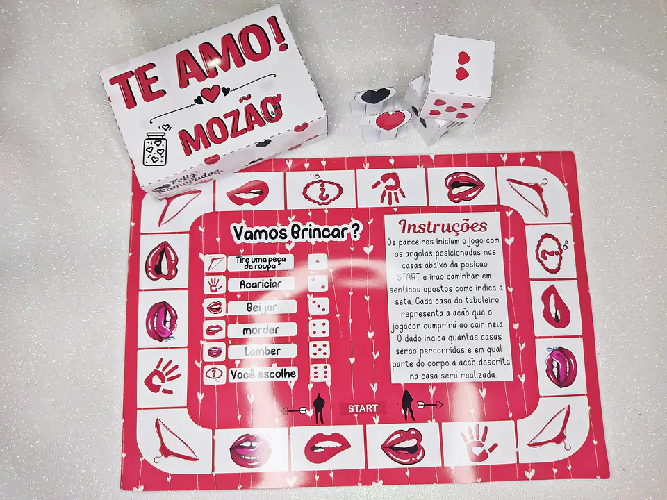 Arquivo de Corte Dia dos Namorados Jogo do Amor + Caixa 1