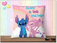 Arquivo Digital Kit Almofadas Stitch Namorados - Thumbnail 3