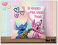 Arquivo Digital Kit Almofadas Stitch Namorados - Thumbnail 7