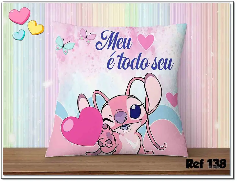 Arquivo Digital Kit Almofadas Stitch Namorados 8