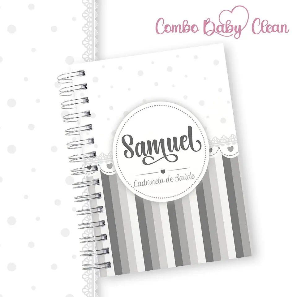 Arquivo Combo Clean Baby Cadernetas E Livro Do Bebe 5