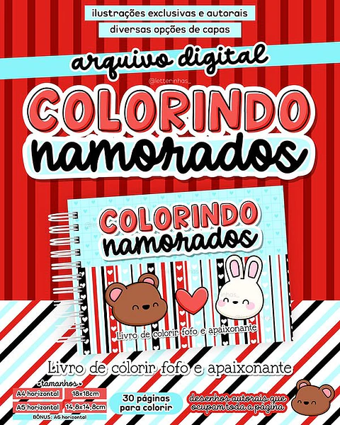 Arquivo Digital Livro de Colorir Colorindo Namorados