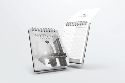 Arquivo Digital Mockup Bloquinho Elegante A6