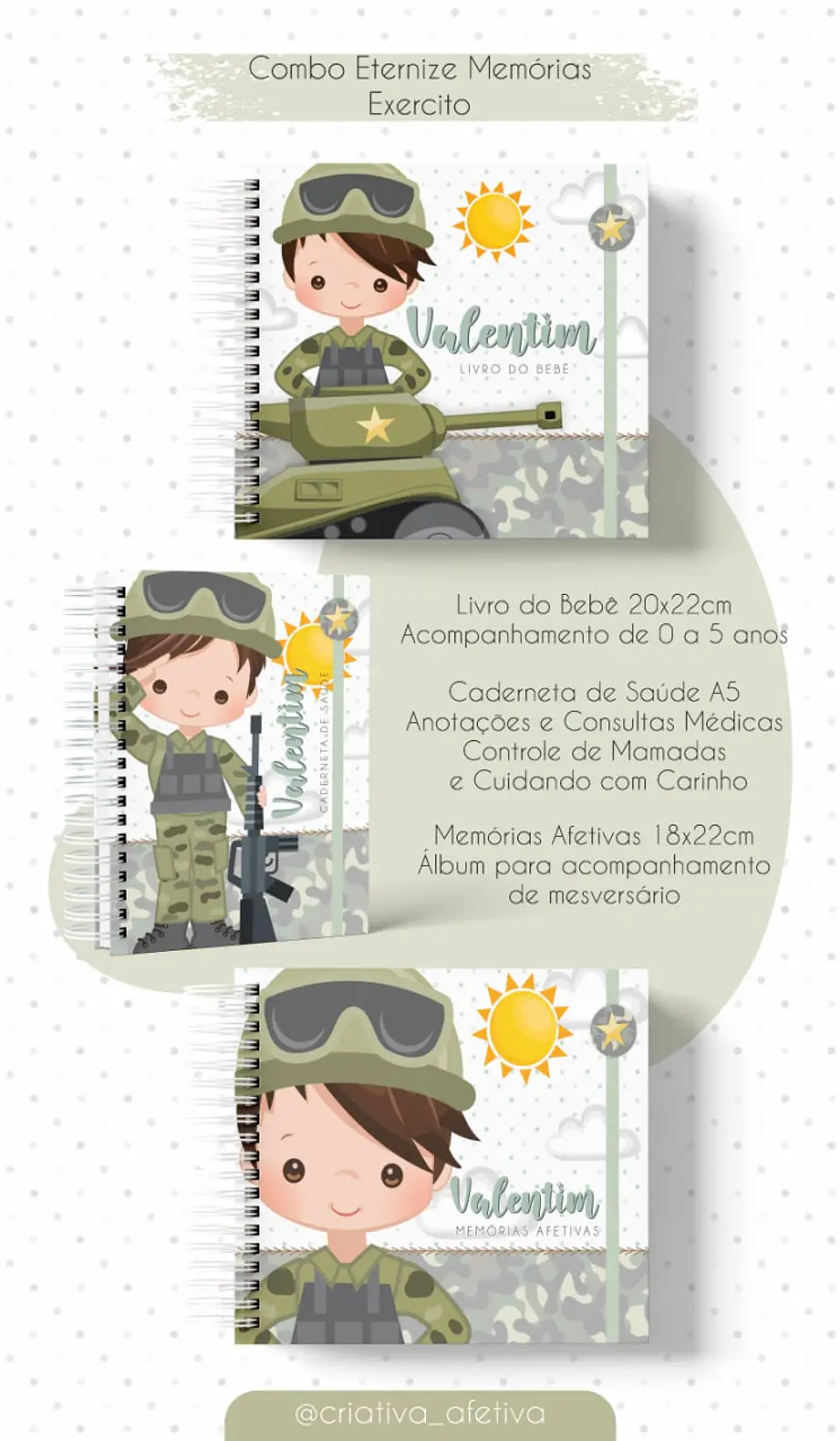 Arquivo Digital Caderneta Livro do Bebe Exercido 1