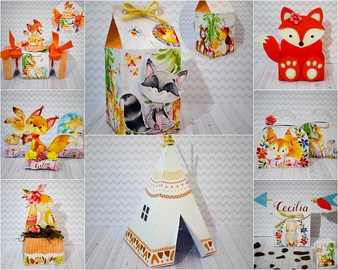Kit Festa Pronta Woodland