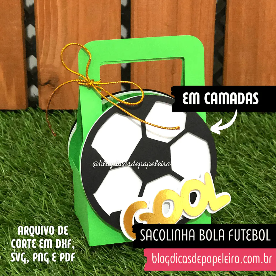 Arquivo de Corte Sacolinha Bola 1