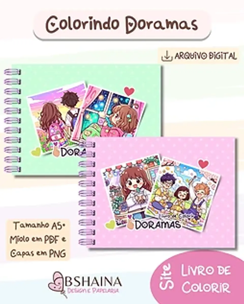 Arquivo Digital Livro de Colorir Coloringo Doramas 1