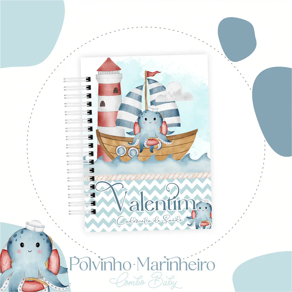 Arquivo Caderneta E Livro Bebe Polvilho Marinheiro 1