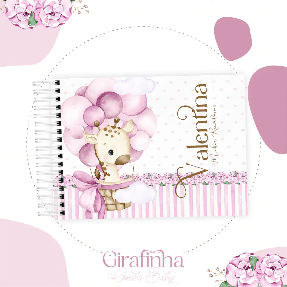 Arquivo Caderneta E Livro Bebe Girafinha Baloeira 3