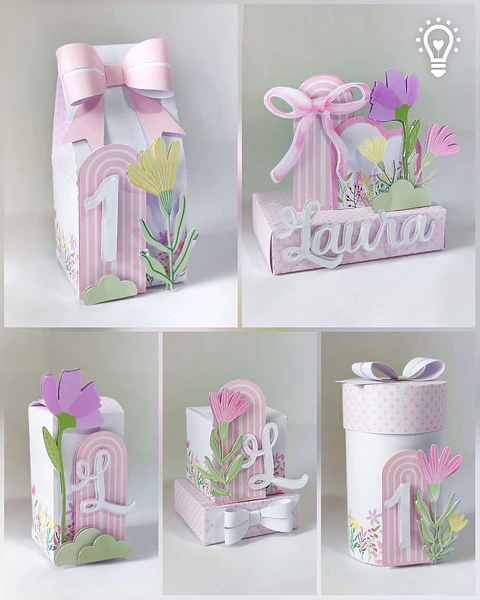 Arquivo de Corte Laços e Flores