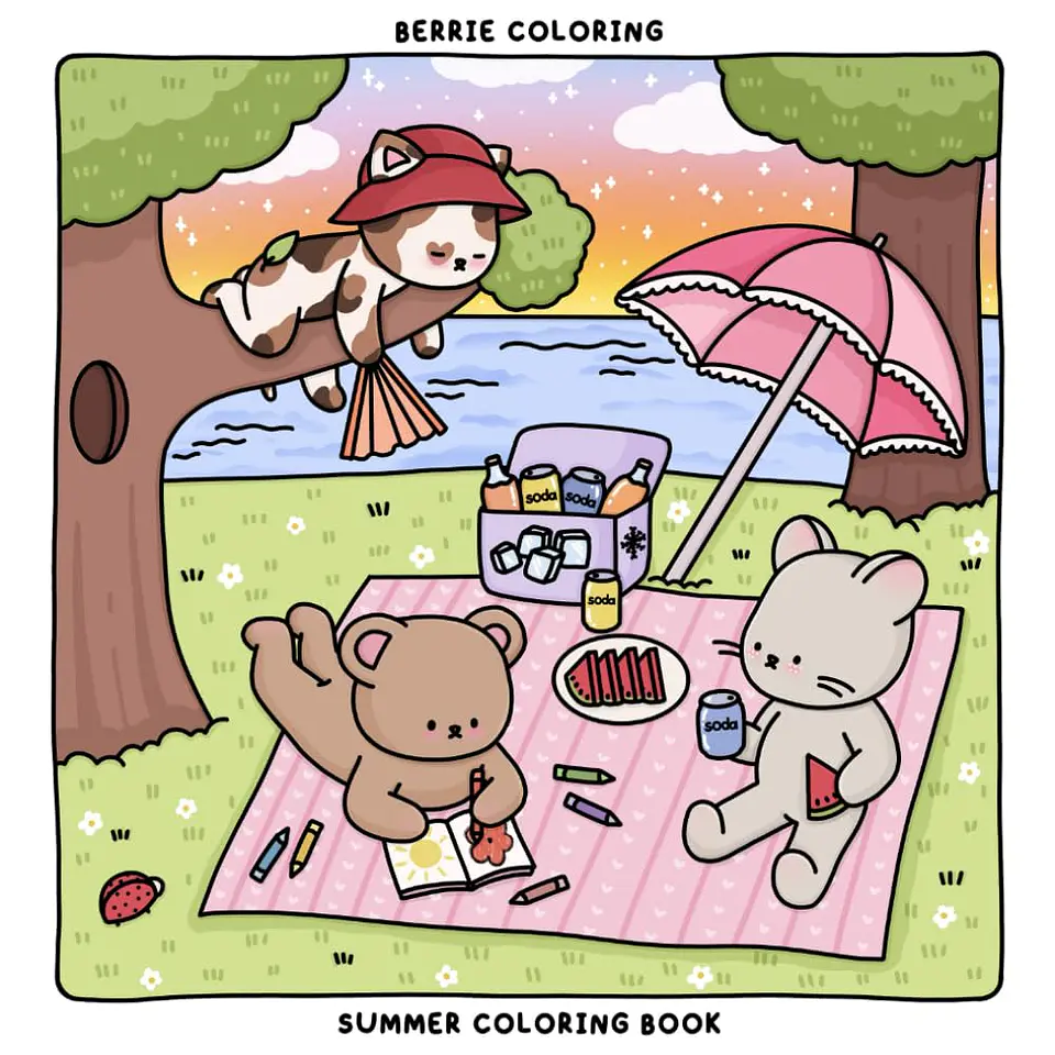 Arquivo Digital Livro de Colorir Verão Berrie 2