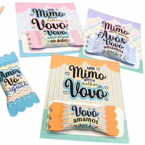 Arquivo de Corte Card + Balinha Dia dos Avós