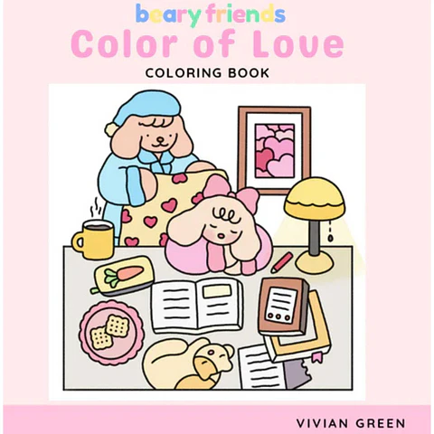 Arquivo Digital Livro de Colorir Amigos Ursos Cor do Amor