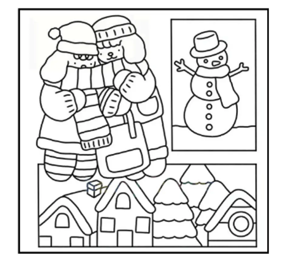 Arquivo Digital Livro de Colorir Amigos Ursos Cor do Amor 4